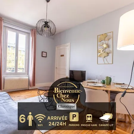 Appartement F3 Av République Avec Garage Clermont-Ferrand